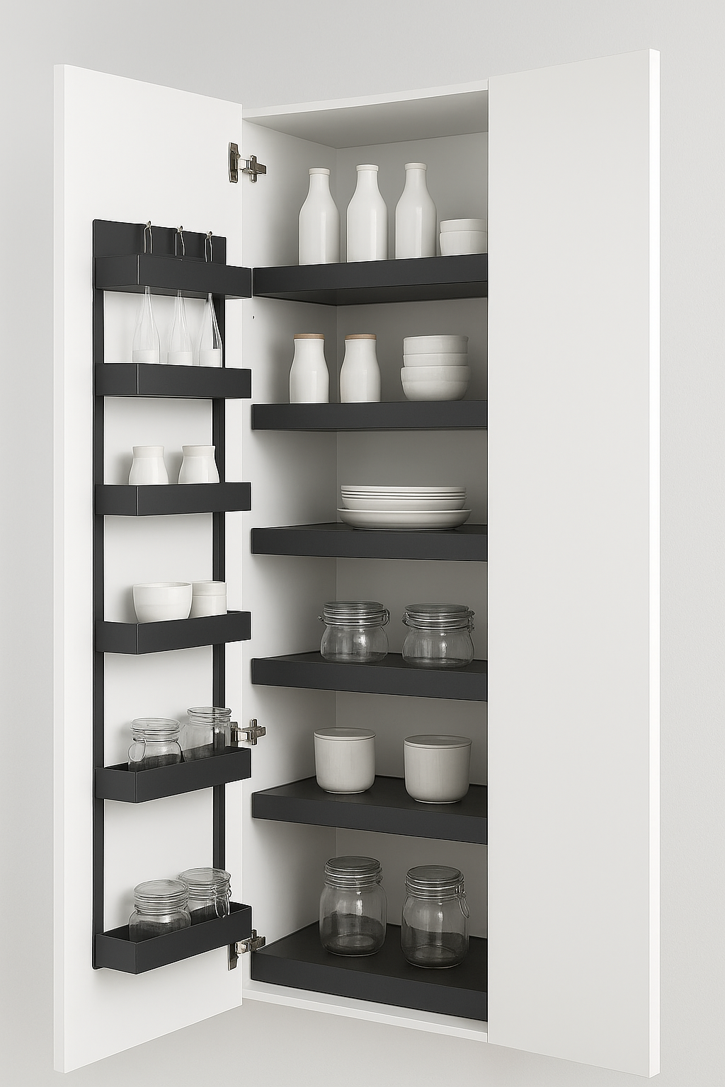 Tall Unit 6 layers, 450 MM cabinet Aluminum